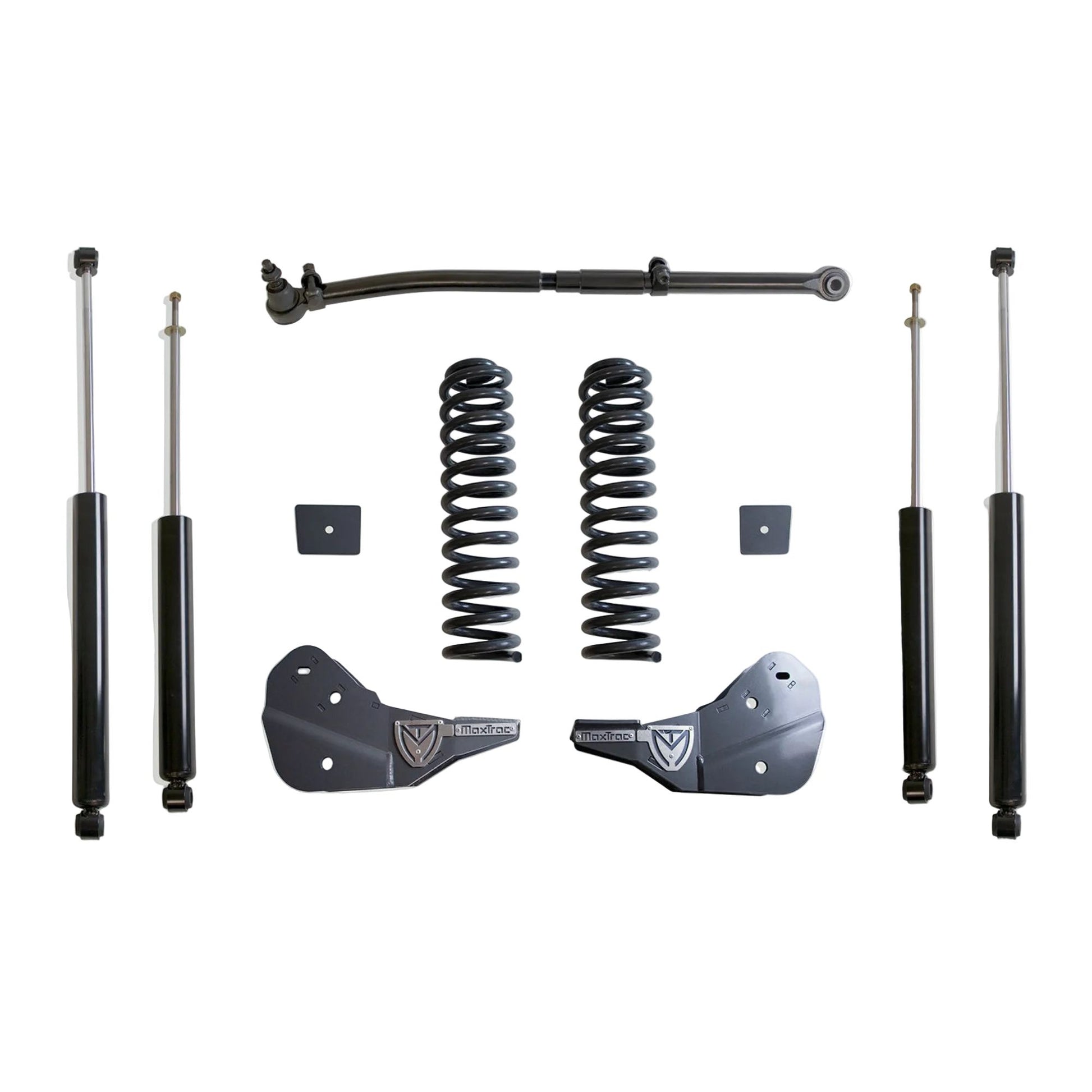 MaxTrac coil spring lift kit Super Duty | Ford Super Duty 2.5 lift kit with MaxTrac shocks | Max Trac K944325