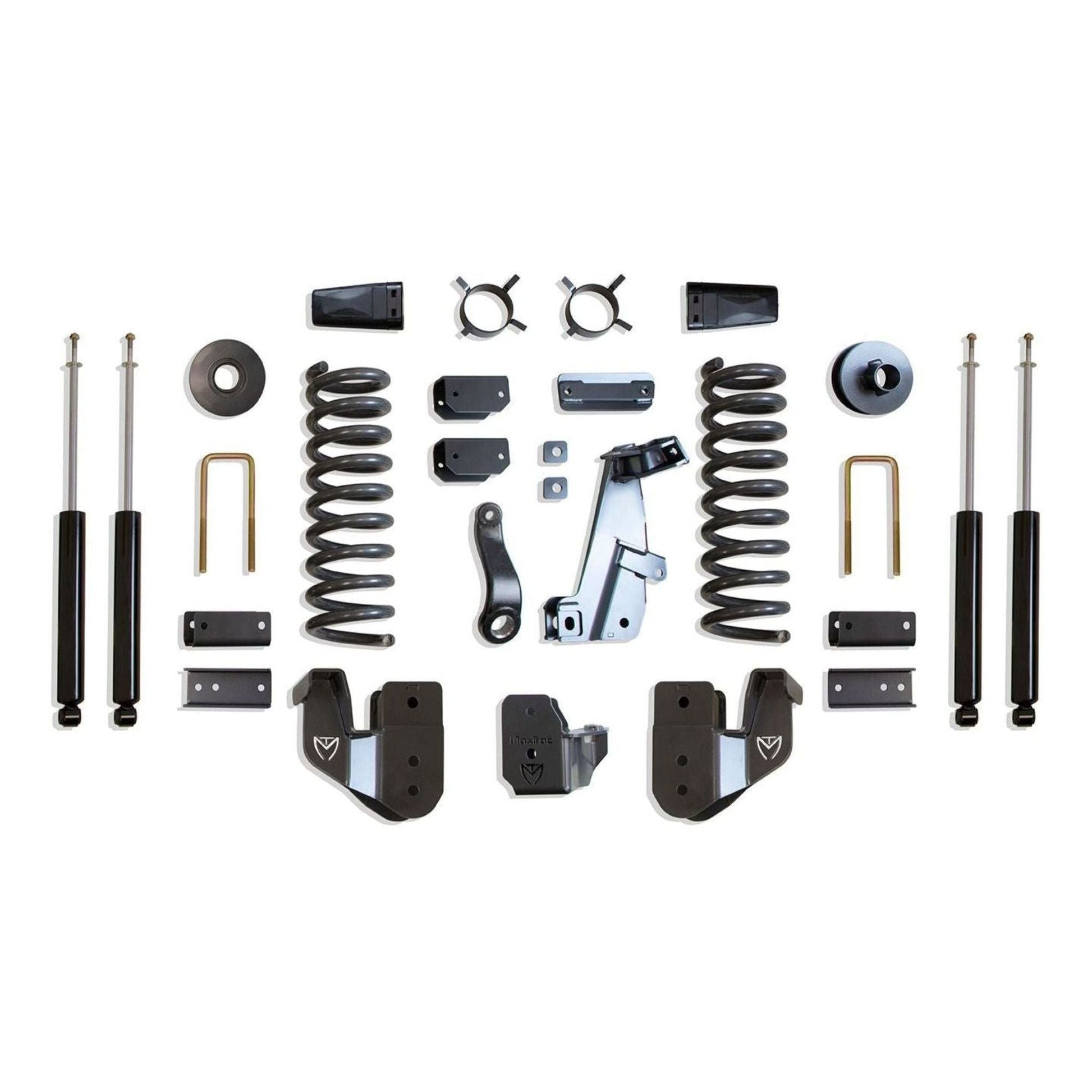 MaxTrac lift kit with diesel coils radius arm brackets and shocks | Max Trac Ram 2500 suspension lift | Ram 2500 4 inch lift with 37 inch tire clearance