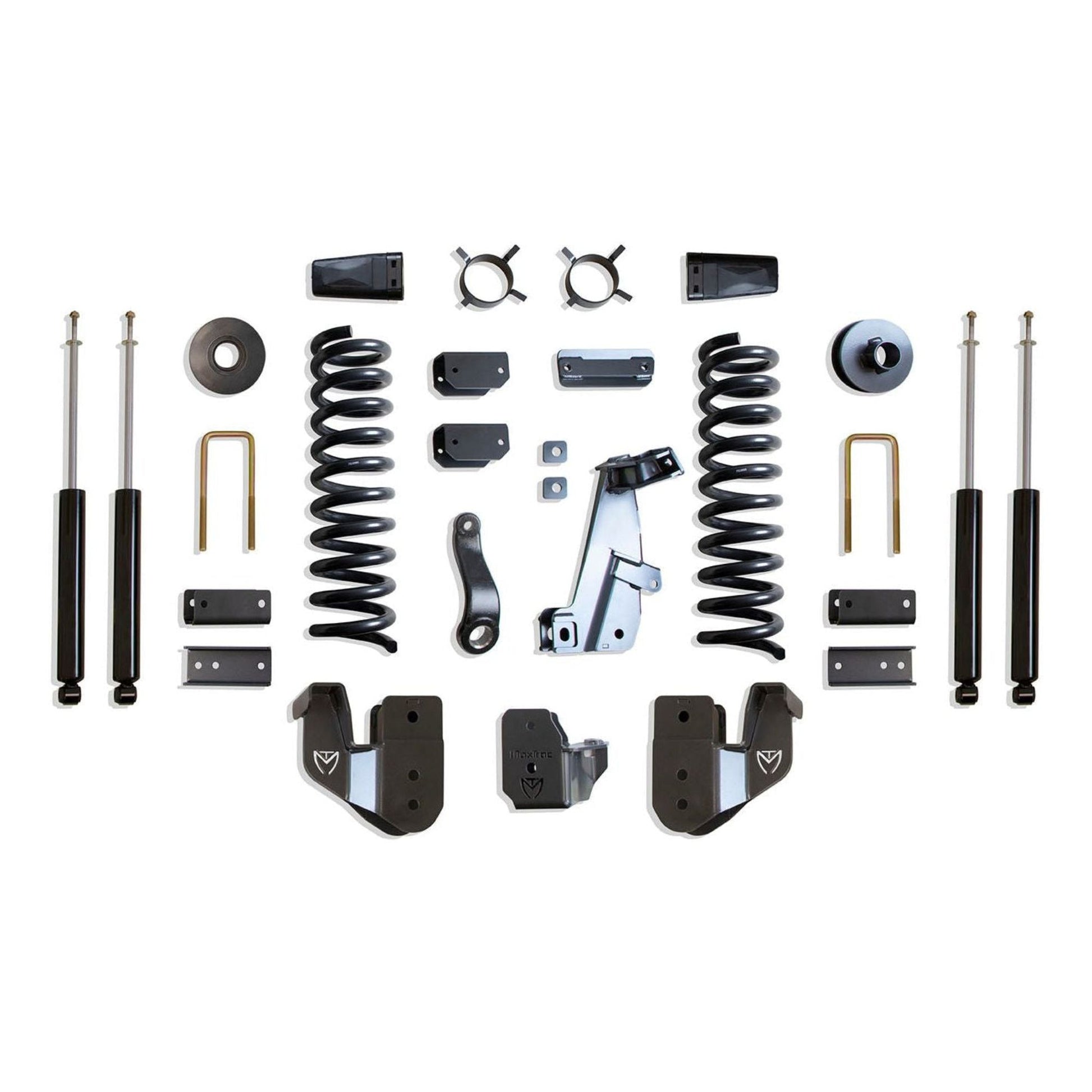 MaxTrac lift kit with diesel coils radius arm brackets and shocks | Max Trac Ram 2500 suspension lift | Ram 2500 8 inch lift with 40 inch tire clearance