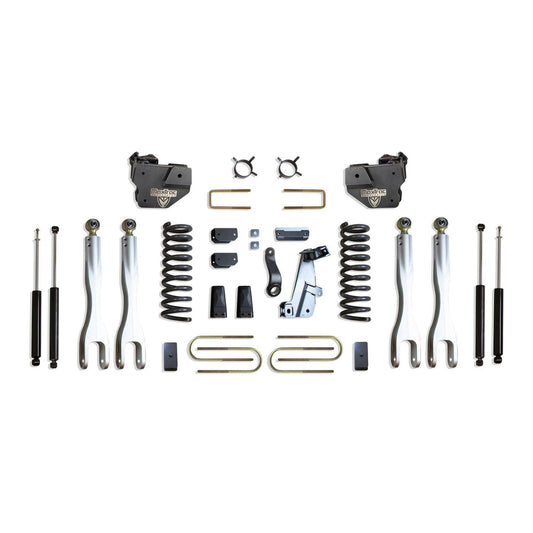 MaxTrac forged aluminum 4-link lift kit with diesel coils blocks and shocks | Max Trac Ram 3500 suspension lift | Ram 3500 4 inch lift with 37 inch tire clearance