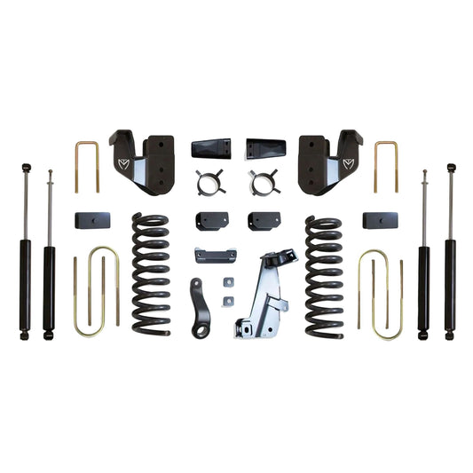 MaxTrac lift kit with diesel coils radius arm brackets blocks and shocks | Max Trac Ram 3500 suspension lift | Ram 3500 4 inch lift with 37 inch tire clearance