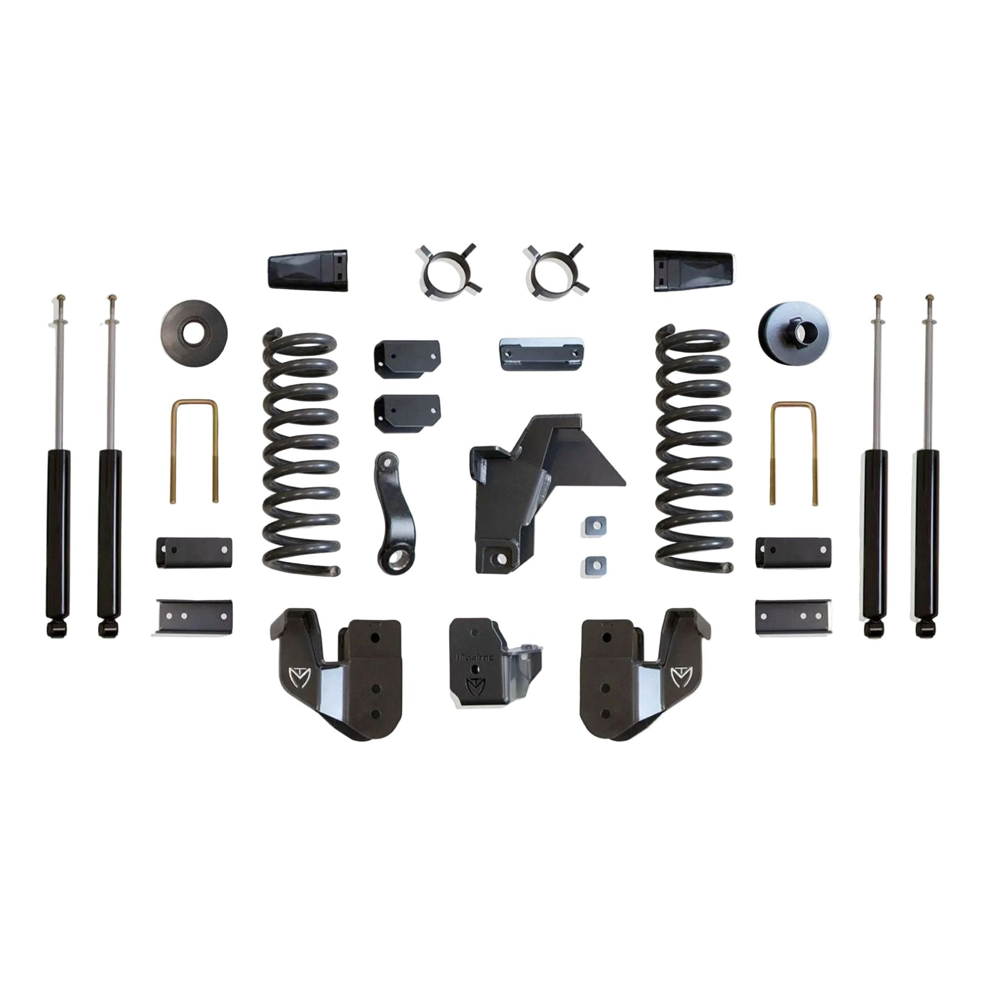 MaxTrac lift kit with diesel coils radius arm brackets coil spacers and shocks | Max Trac Ram 2500 suspension lift | Ram 2500 4 inch lift with 37 inch tire clearance