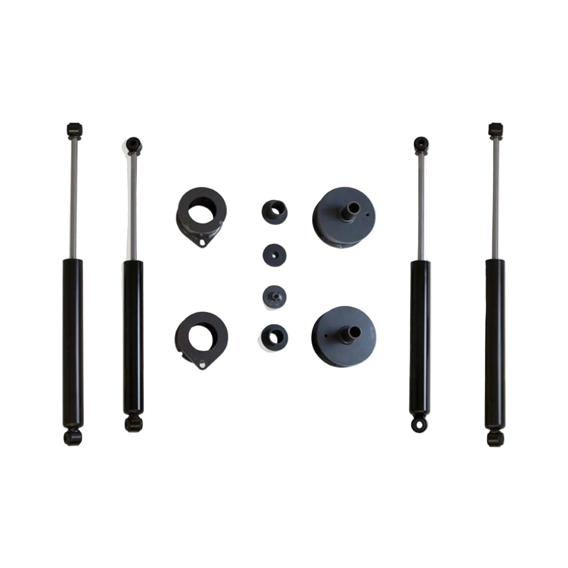 Jeep Wrangler JL 2.5 inch lift spacers with MaxTrac shocks | MaxTrac K949822S Wrangler 4xe suspension lift kit | Jeep JL spacer lift with front and rear shocks for 37 inch tires