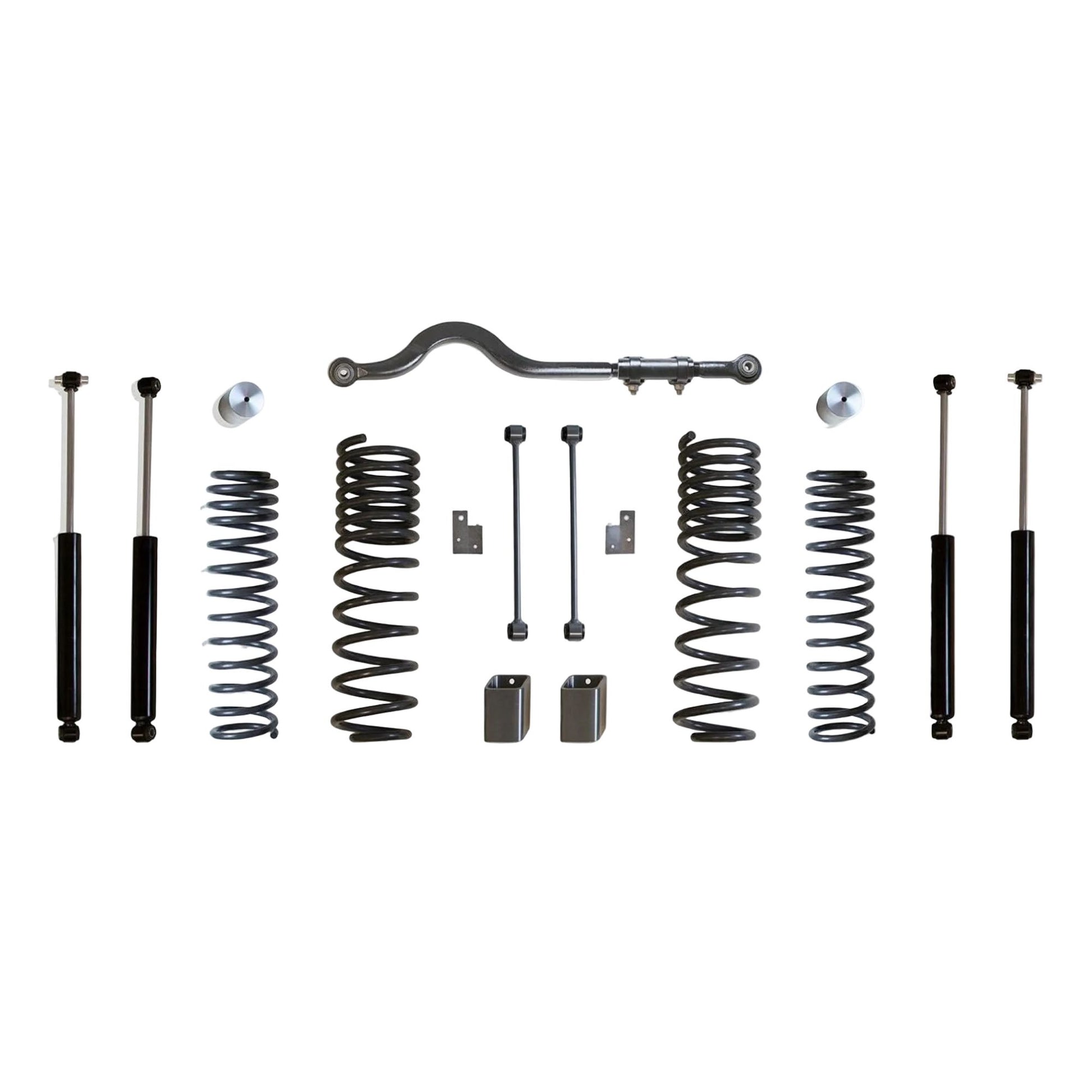 MaxTrac Gladiator lift kit with coils track bar sway bar links and shocks | Max Trac JT suspension lift | Jeep Gladiator lift kit for 37 inch tires