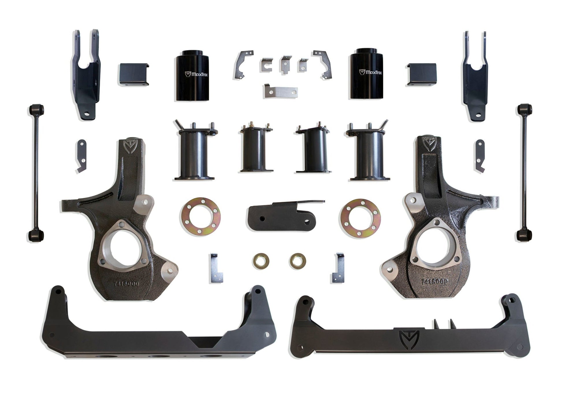 MaxTrac lift kit for Yukon and Suburban 2WD | Max Trac crossmember lift kit with MagneRide sensor brackets | 2015-2020 GM SUV 7 inch suspension lift kit