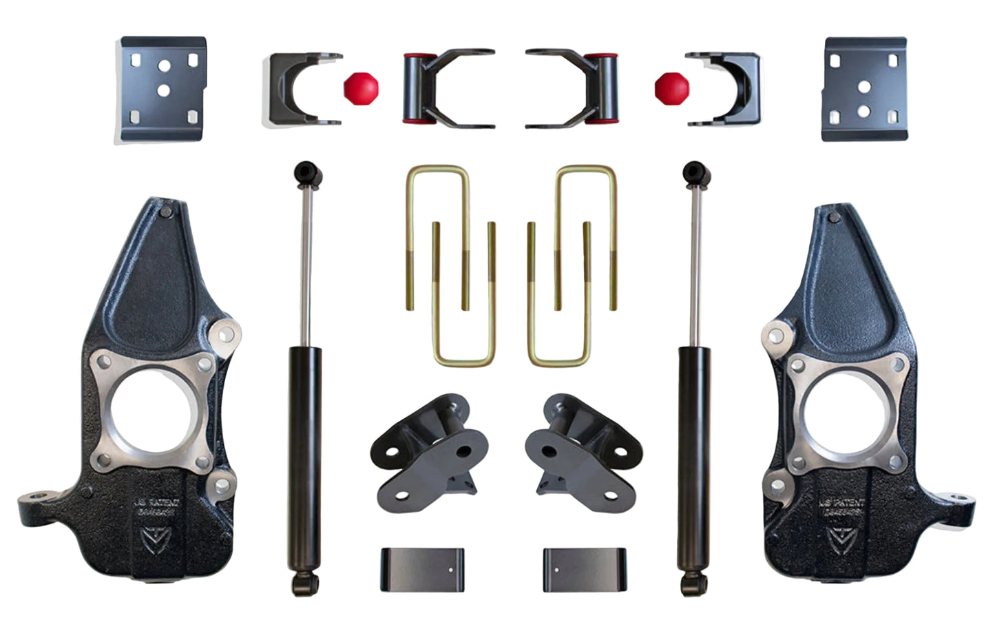 F-150 drop spindle lowering kit | MaxTrac F-150 suspension kit | MaxTrac KC333224-4