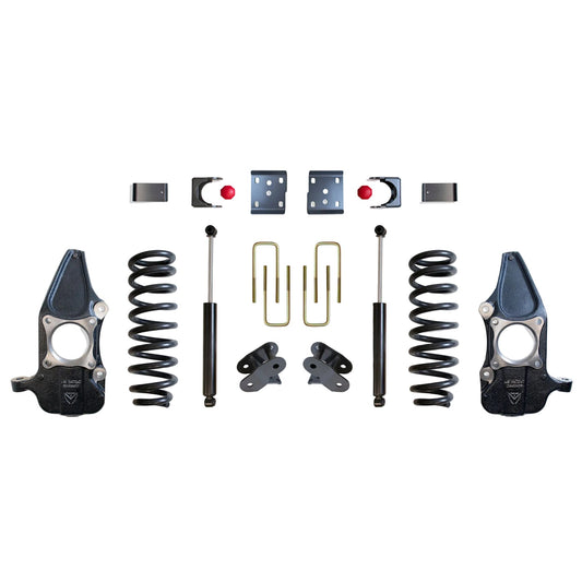 F-150 lowering coils and spindles | MaxTrac suspension kit | MaxTrac KC333235-4