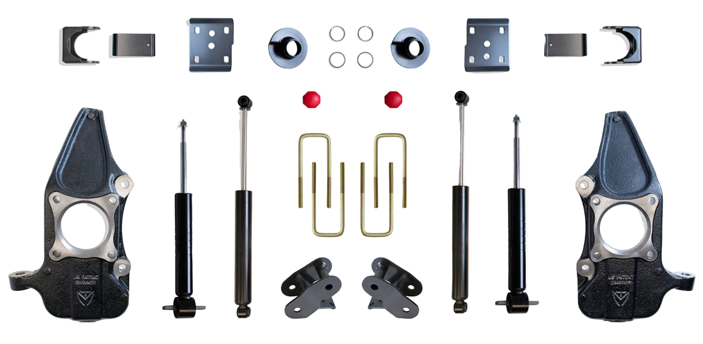 F-150 lowering struts and rear flip kit | MaxTrac suspension kit | MaxTrac KC333235S-4