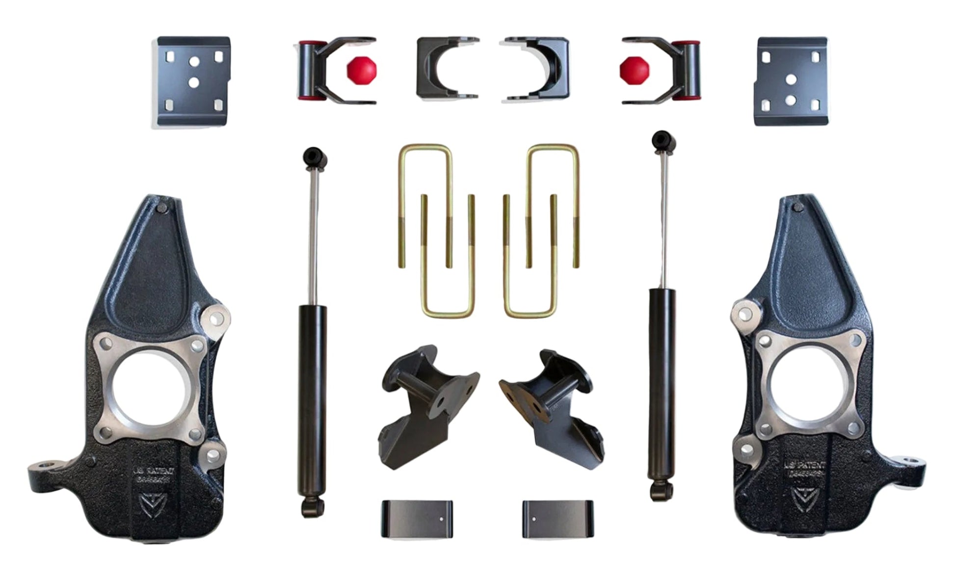 F-150 drop spindle lowering kit | MaxTrac F-150 suspension kit | MaxTrac KC333424-4