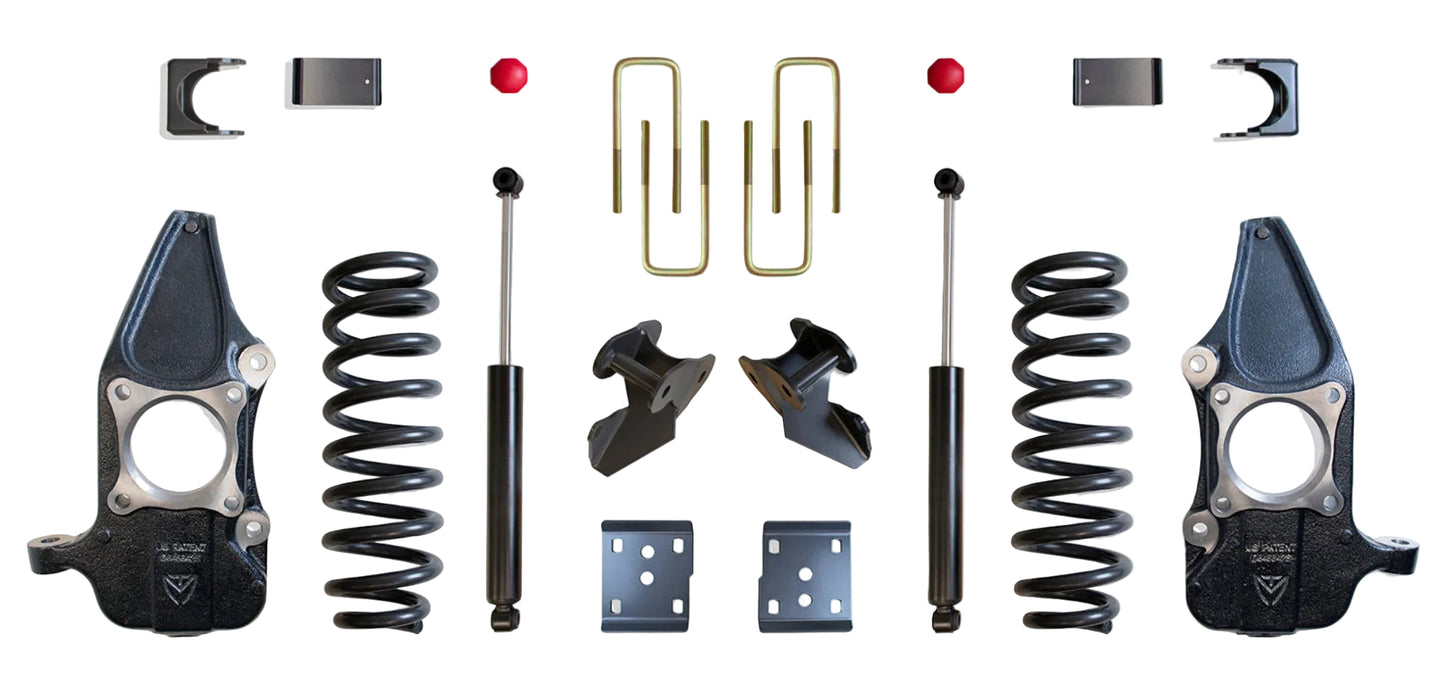 F-150 lowering coils and spindles | MaxTrac suspension kit | MaxTrac KC333435-4