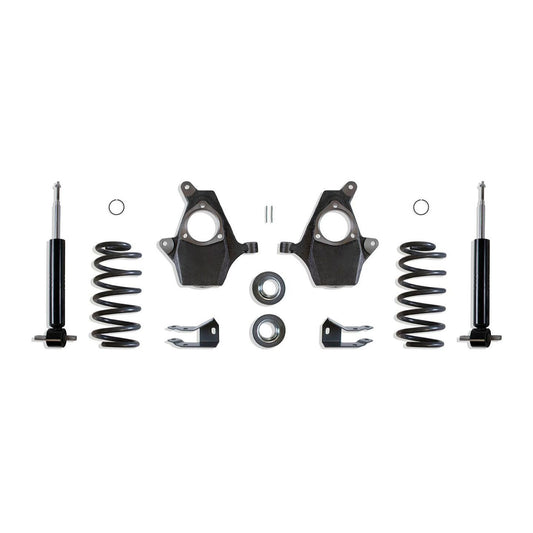 MaxTrac KS331234S 3/4 drop kit with front struts, spindles, rear coils, shock extenders & sensor rods for 2007–2014 Tahoe, Suburban, Yukon, Avalanche 1500