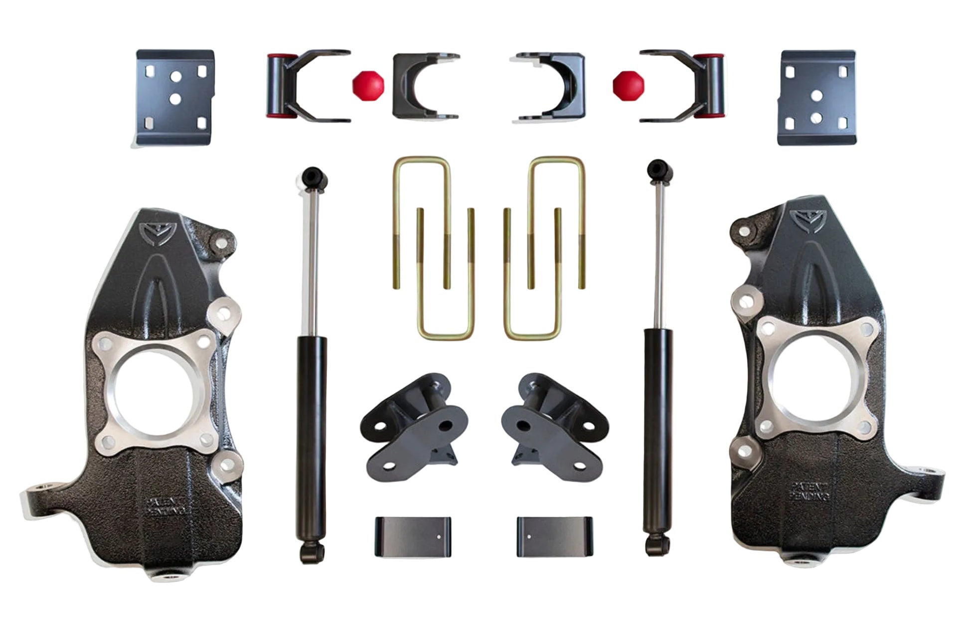 F-150 lowering spindle and flip kit | MaxTrac F-150 rear drop suspension | KS334124-4 Ford F150 lowering kit