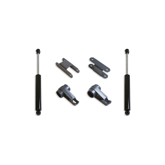 MaxTrac KX880322 2.5" lift kit with torsion keys, rear shackles, and shocks for 2004–2012 Chevy Colorado & GMC Canyon