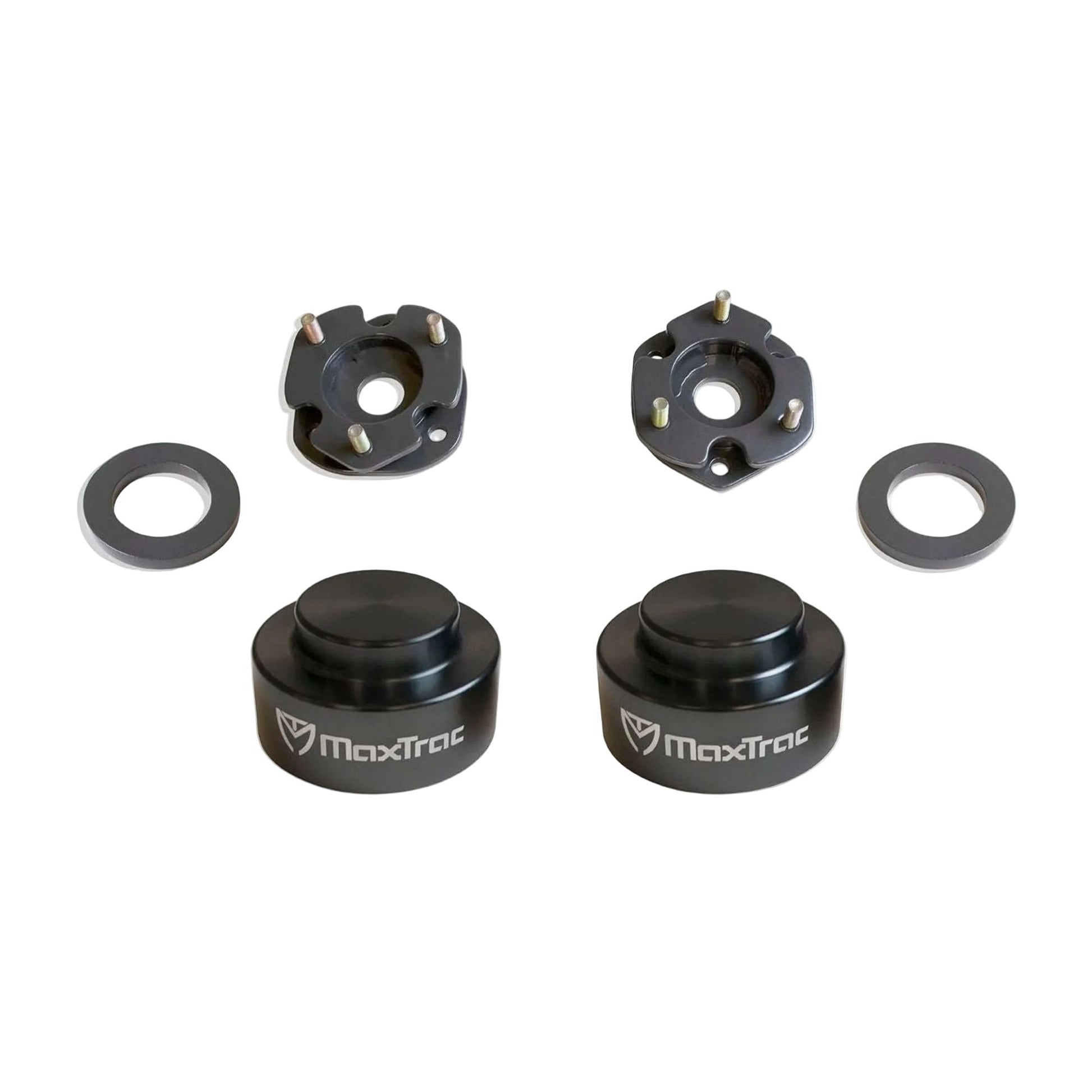 2019-2024 Ram 1500 5-lug 4WD spacer kit | Ram front strut coil and rear coil spacers | MaxTrac Ram 1500 33 inch tire lift setup | Dodge Ram levling suspention spacer kit