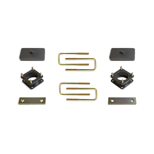 2007-2021 Tundra front strut spacer and rear block lift | Toyota Tundra leveling kit with rear U-bolts | MaxTrac Tundra 2WD suspension kit for 33 inch tires | Toyota Tundar levling suspention kit
