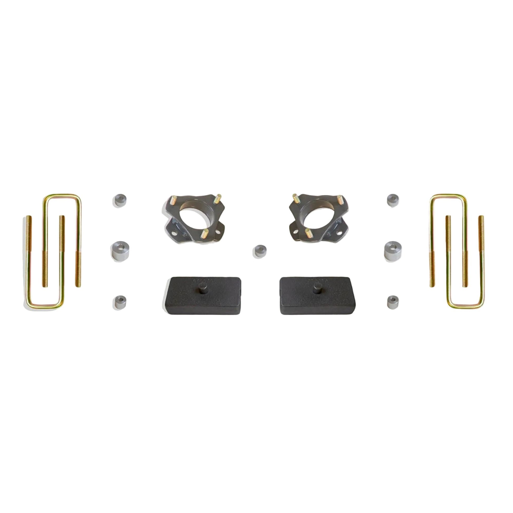 2005-2023 Tacoma 2.5 inch front and 1 inch rear lift | Toyota Tacoma strut spacers diff drop blocks and U-bolts | MaxTrac Tacoma 4WD suspension leveling kit for 32 inch tires | Toyota Tocoma levling suspention kit with diff drop
