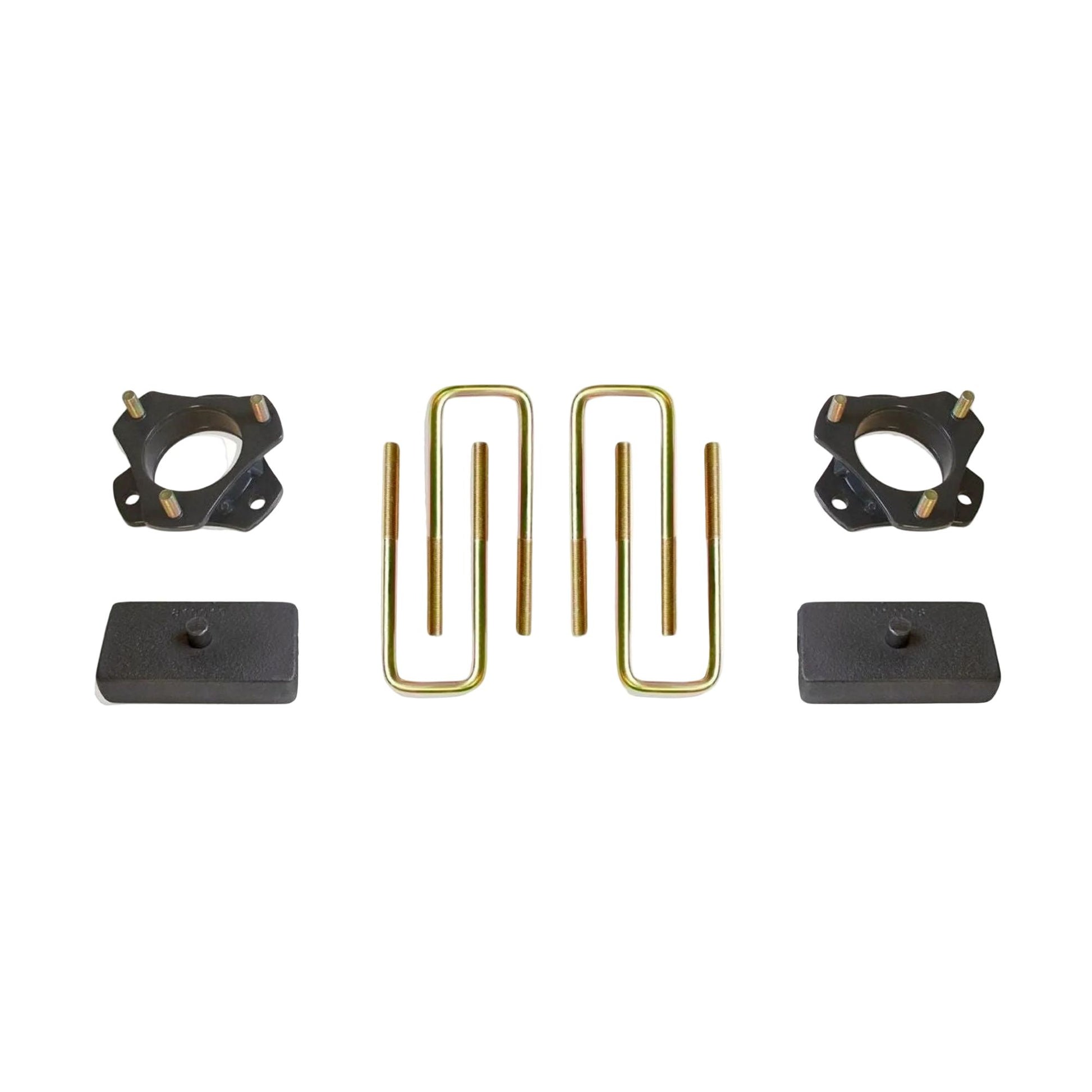 2005-2023 Tacoma front strut spacer and rear block lift | Toyota Tacoma leveling kit with blocks and U-bolts | MaxTrac Tacoma 2WD suspension kit for 32 inch tires | Toyota Tocoma levling suspention spacer kit