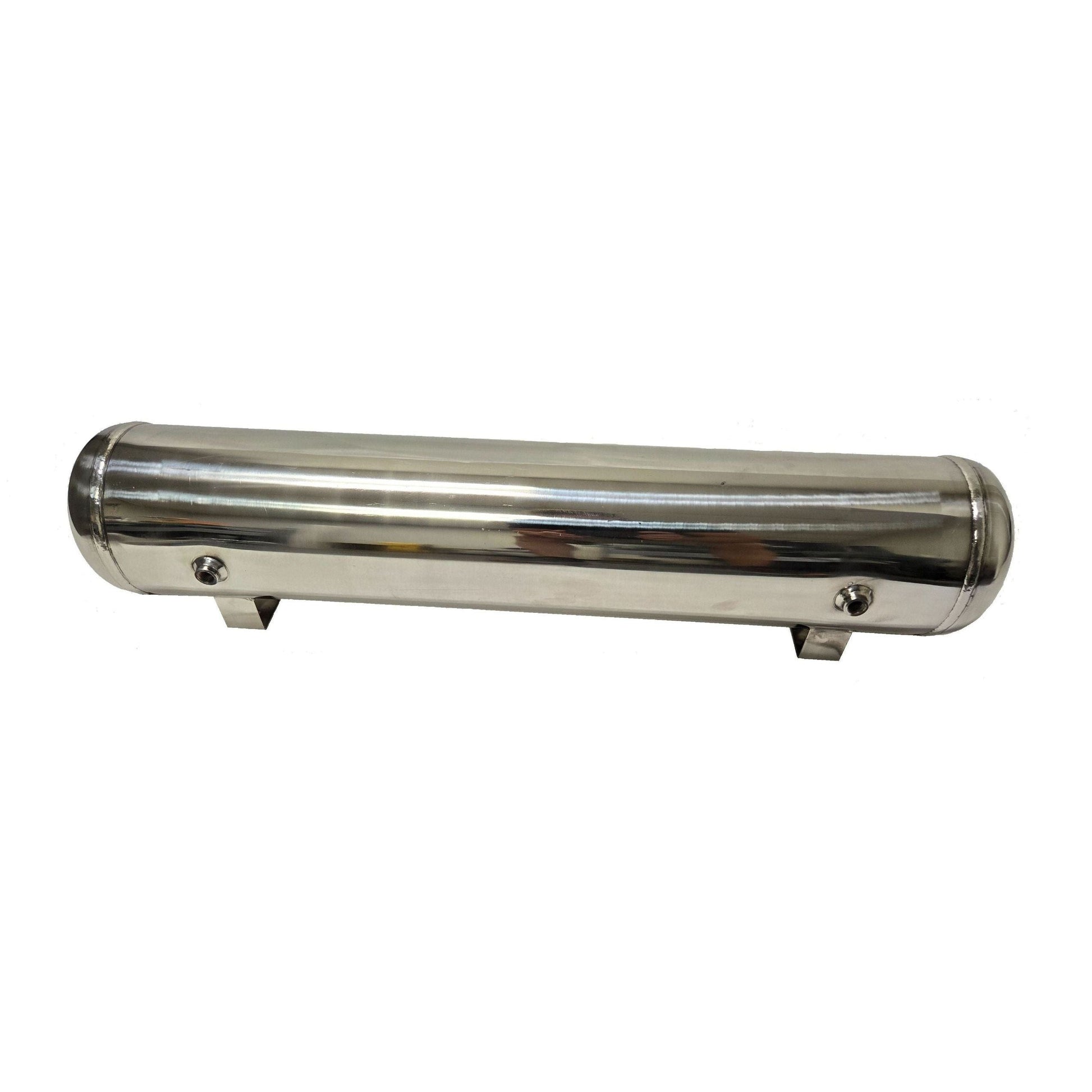 Premium polished stainless air tank for custom suspension builds airmaxxx