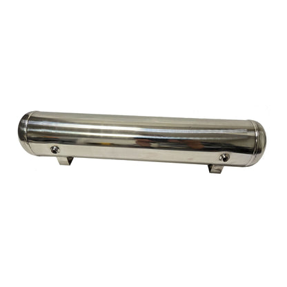 Premium polished stainless air tank for custom suspension builds airmaxxx