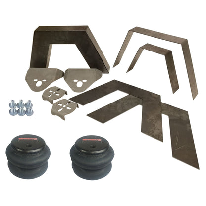 Rear Universal Weld On 8" Frame Step Notch airmaxxx 2600 Bags & Bracket