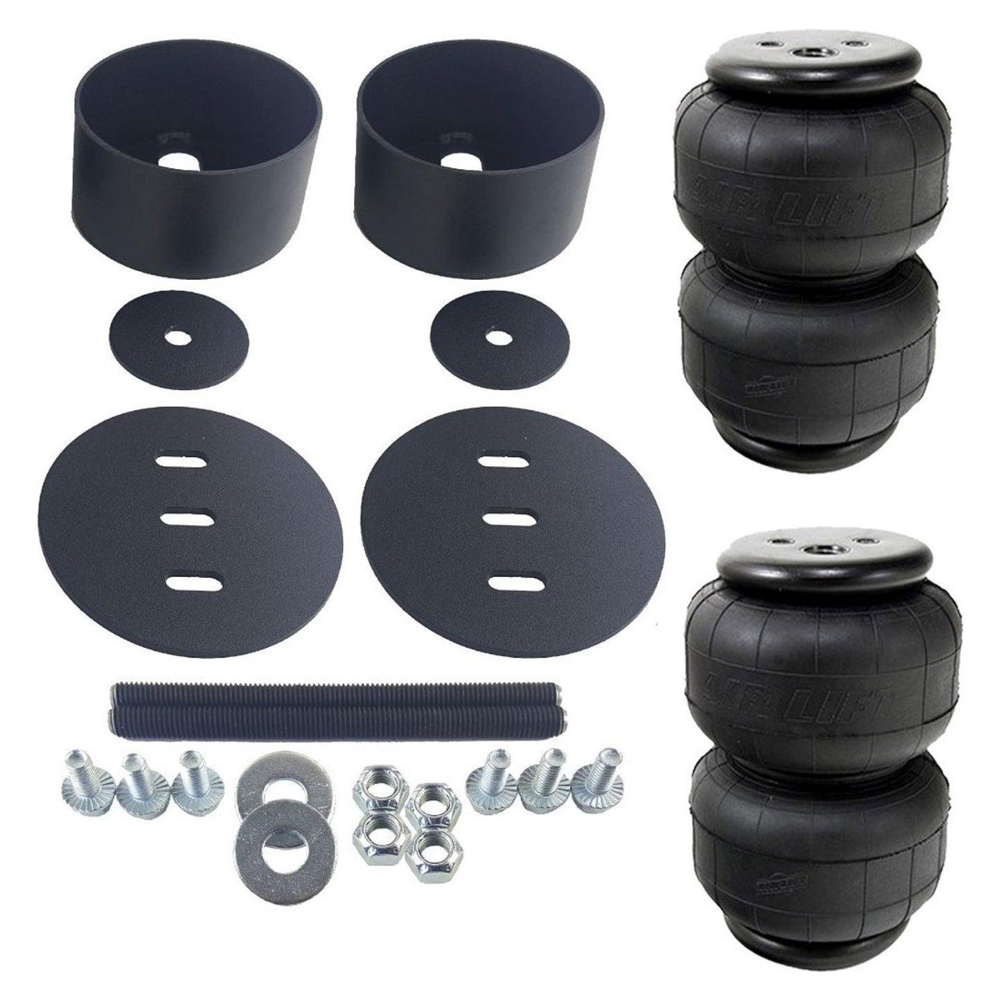 Rear airmaxxx Air Bag Mounting Brackets & Air Lift bags Fits 1964-1972 chevy Chevelle A-Body