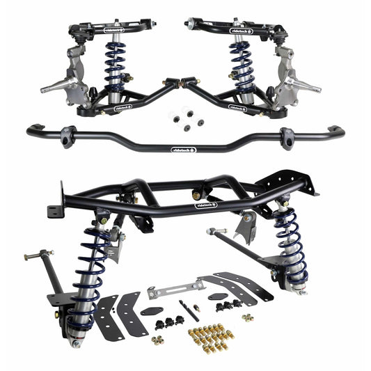 ridetech 1967 camaro coilover suspension system with 4 link | 1968 firebird complete suspension kit strongarms and HQ shocks