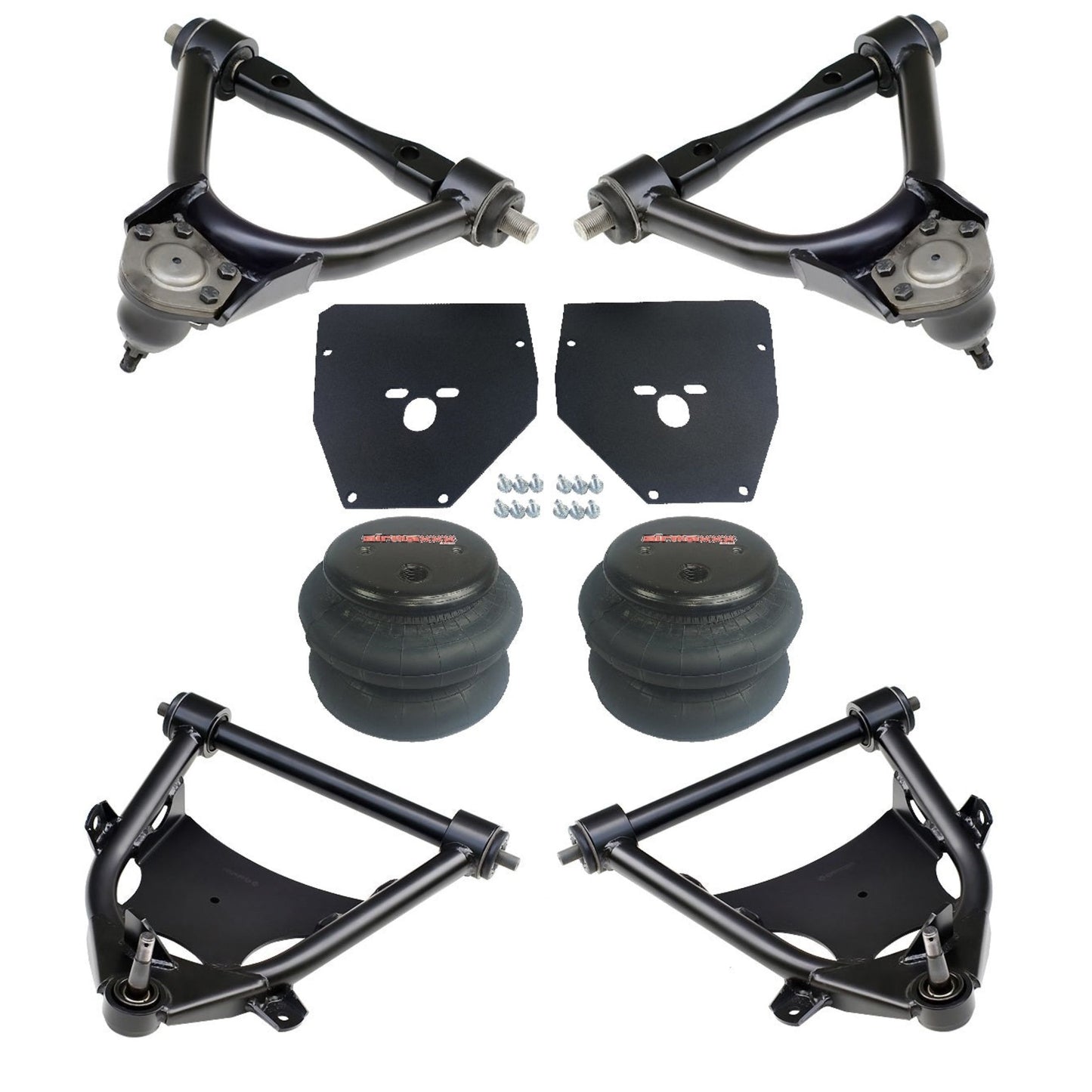 RideTech StrongArms control arms with 2600 air bags