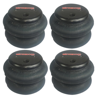 Set of four airmaxxx 2600 heavy-duty air ride suspension bags