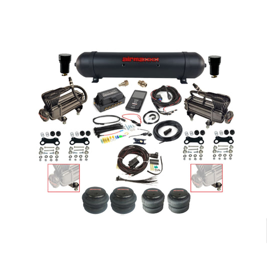 Air Ride Kit – Air Lift 3P + airmaxxx X-Series Compressor & Tank