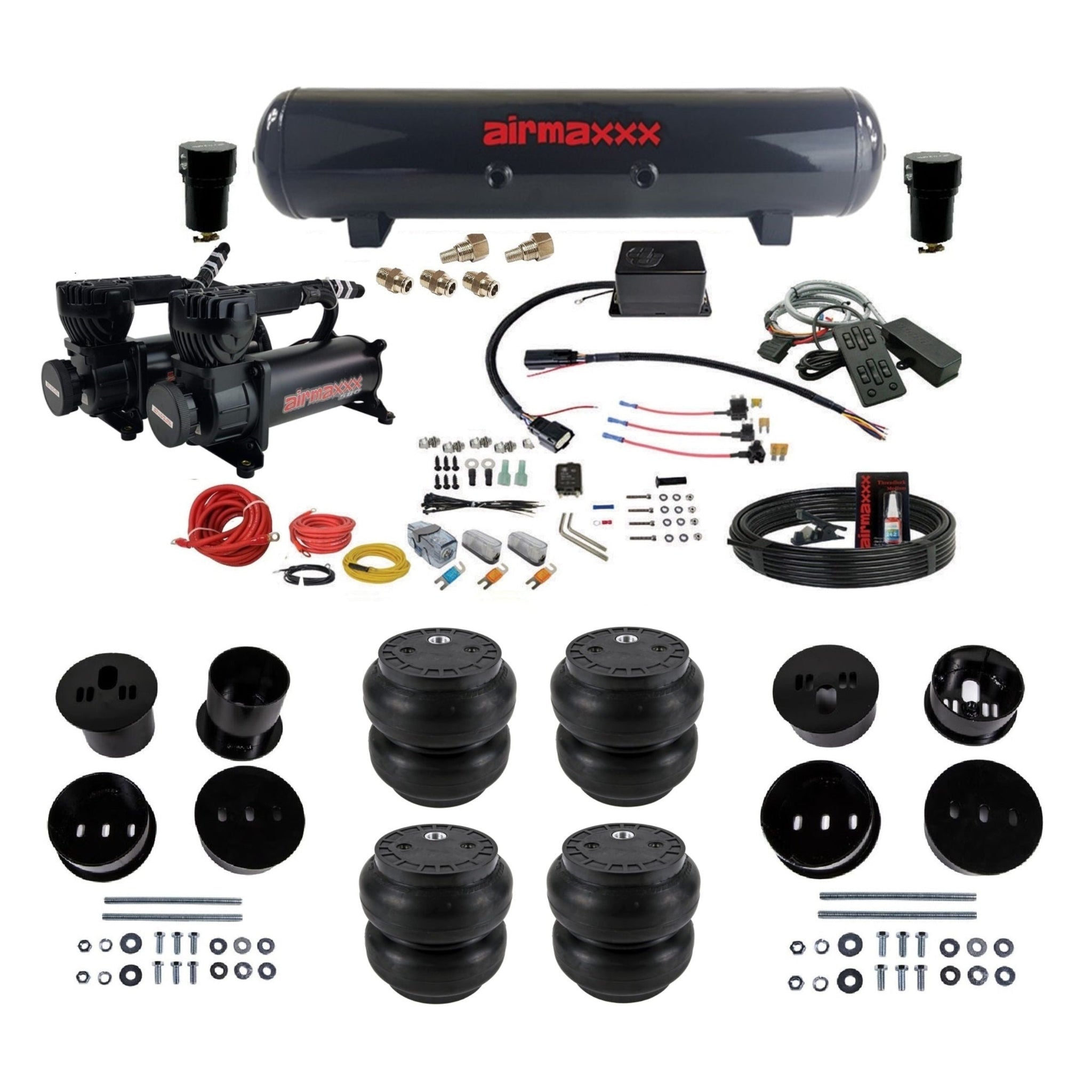 サクマ バルーン セット airmaxxx 580 Black Air Ride Kit 1958-1960 Cadillac SV-8C MC.1