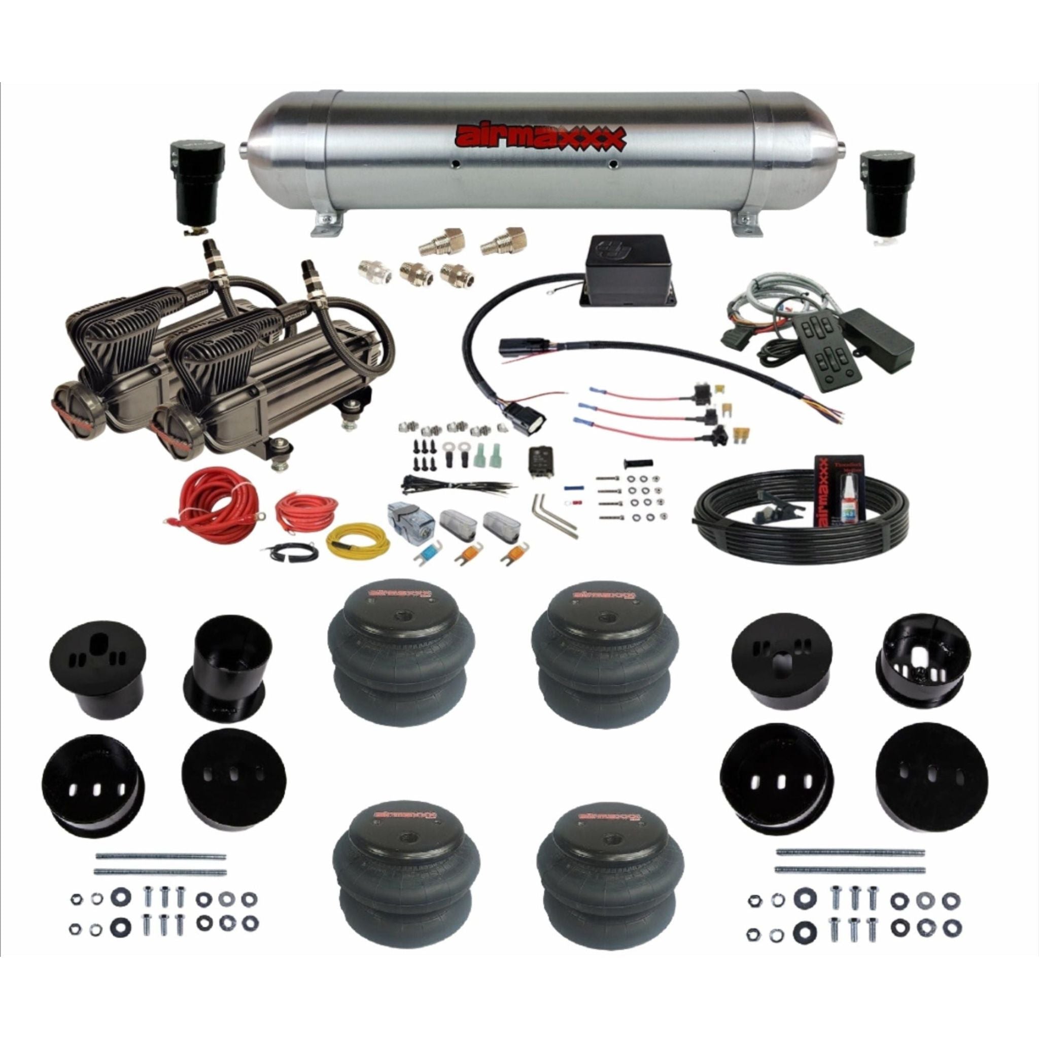 airmaxxx 580 Chrome Air Ride Kit 1958-1960 Cadillac SV-8C MC.1