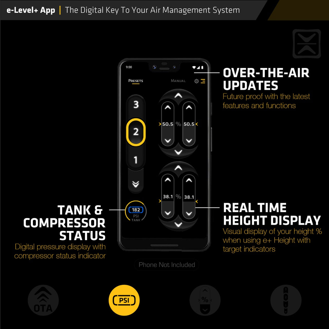 Accuair e-Level+ Complete Kits