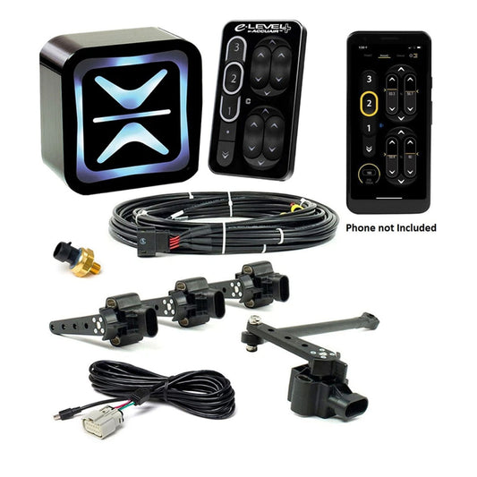accuair e level plus controller ecu bluetooth air suspension system | air ride control system pressure height sensors ecu