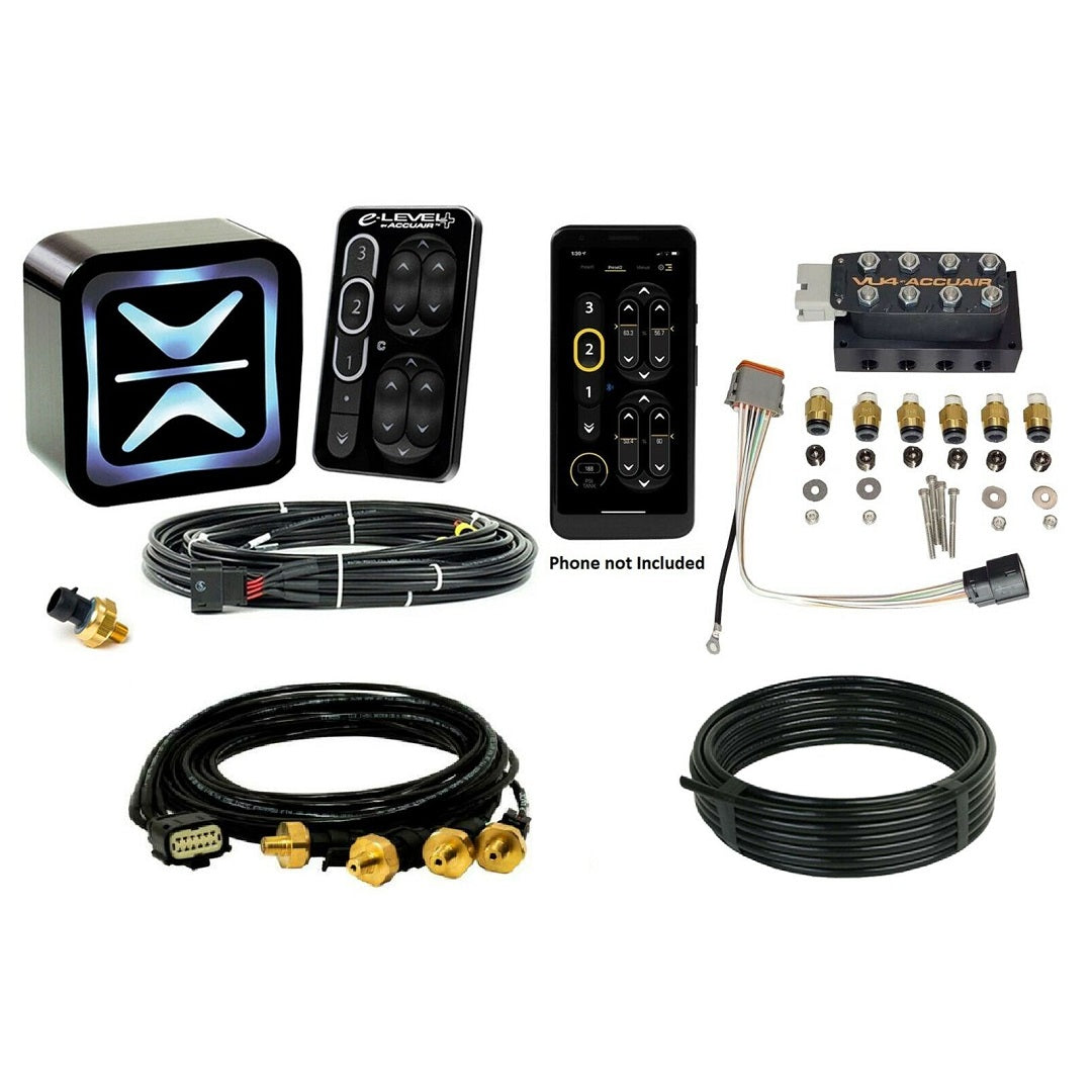 AccuAir E+ Connect and VU4 Air Management Combo Package (Pressure+)