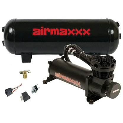 air compressor kit onboard air system 3 gallon steel air tank airmaxxx 480 black compressor