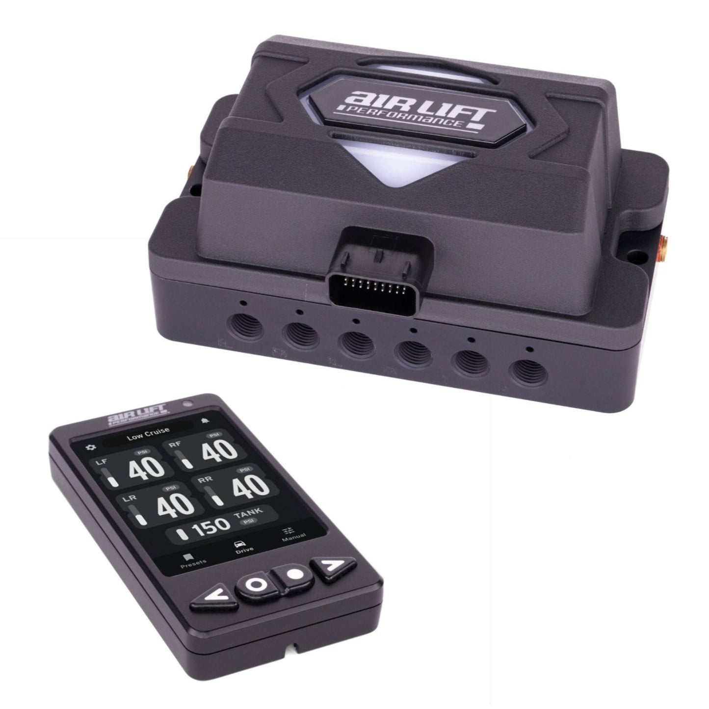 air lift 27485 ALP4 Touchscreen Display and Integrated Manifold ECU