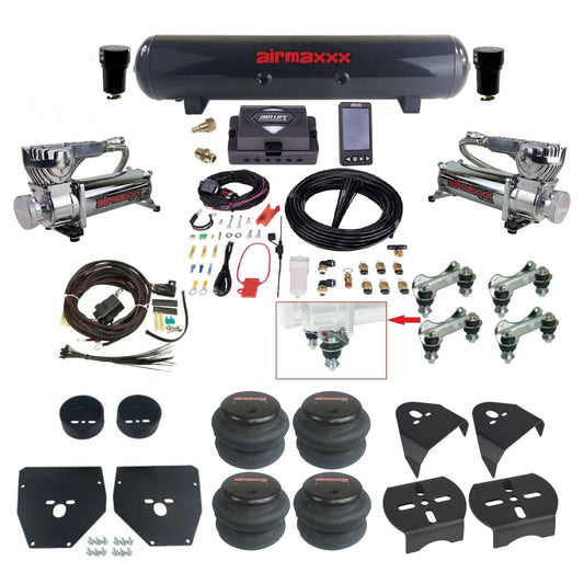 compressors tank 27485 alp4 airmaxxx bags and brackets kit