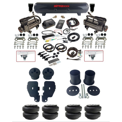 air lift 3h 27695 air ride kit with X-series  compressors steel tank airlift bags & airmaxxx bolt on brackets fits 1965-70 impala KIMP65-XB2-57S-27695-WK-3P2D25