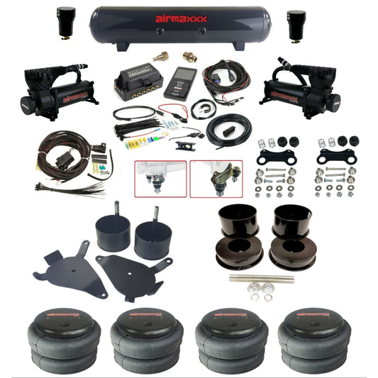 air lift 3p 27685 air ride kit dual 580 black compressors steel tank & 2500 bags w/airmaxxx brackets for 1978-88 g body KGBDY-580B2-57S-27685-WK-3P2