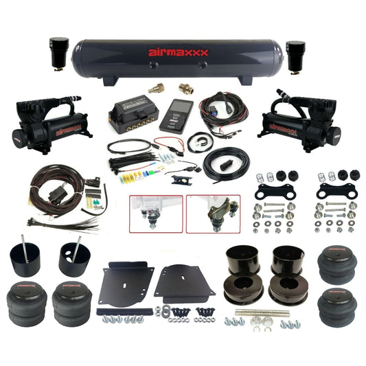 air lift 3p 27685 air ride kit dual black 580 compressors steel tank bags & airmaxxx brackets for 1964-72 gm a-body KABDY-580B2-57S-27685-WK-3P2