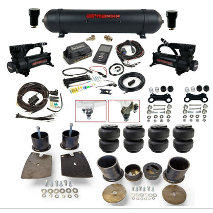 air lift 3p 27685 air ride kit w/580 compressors black aluminum tank & airlift bags fits 1961-64 buick riviera BUI61-580B2-57ABK-27685-WK-3P2D25