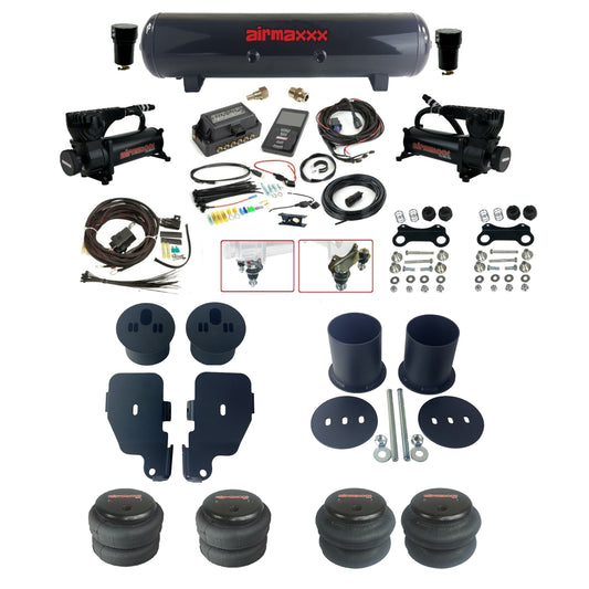 air lift 3p 27685 dual 580 black compressors steel tank bags & airmaxxx brackets air ride kit for 1965-70 chevy impala KIMP65-580B2-57S-27685-WK-3P2