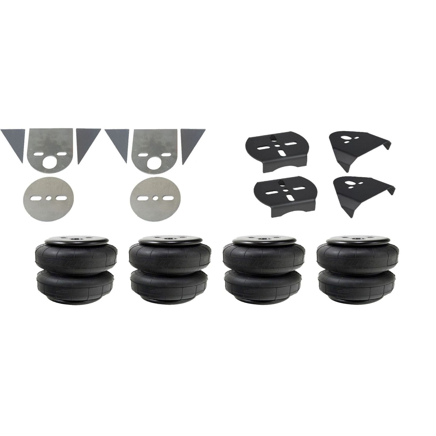 airlift bags airmaxxx brackets front and rear Air Ride Kit for Import Mini Trucks KTOR-D25