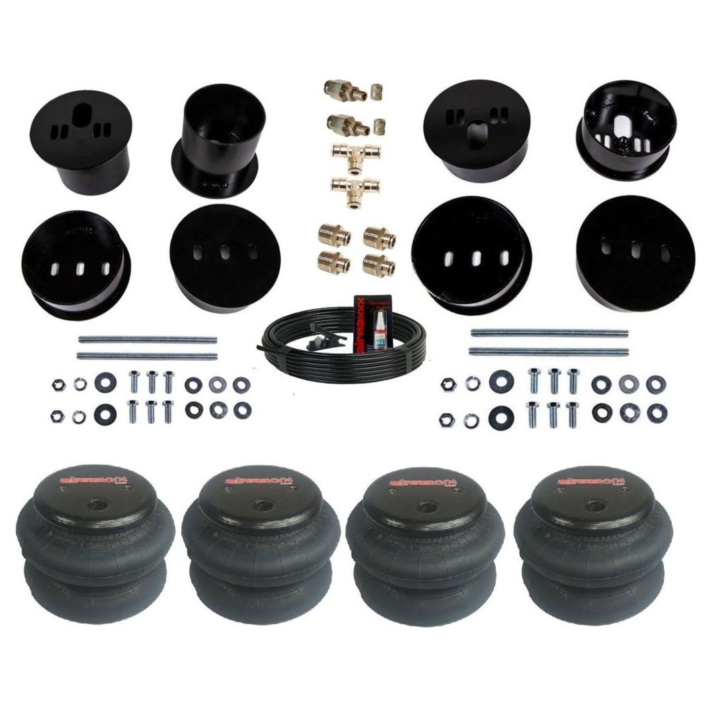 airmaxxx 1958-60 Cadillac front and rear air bag bracket kit with 2600 bags