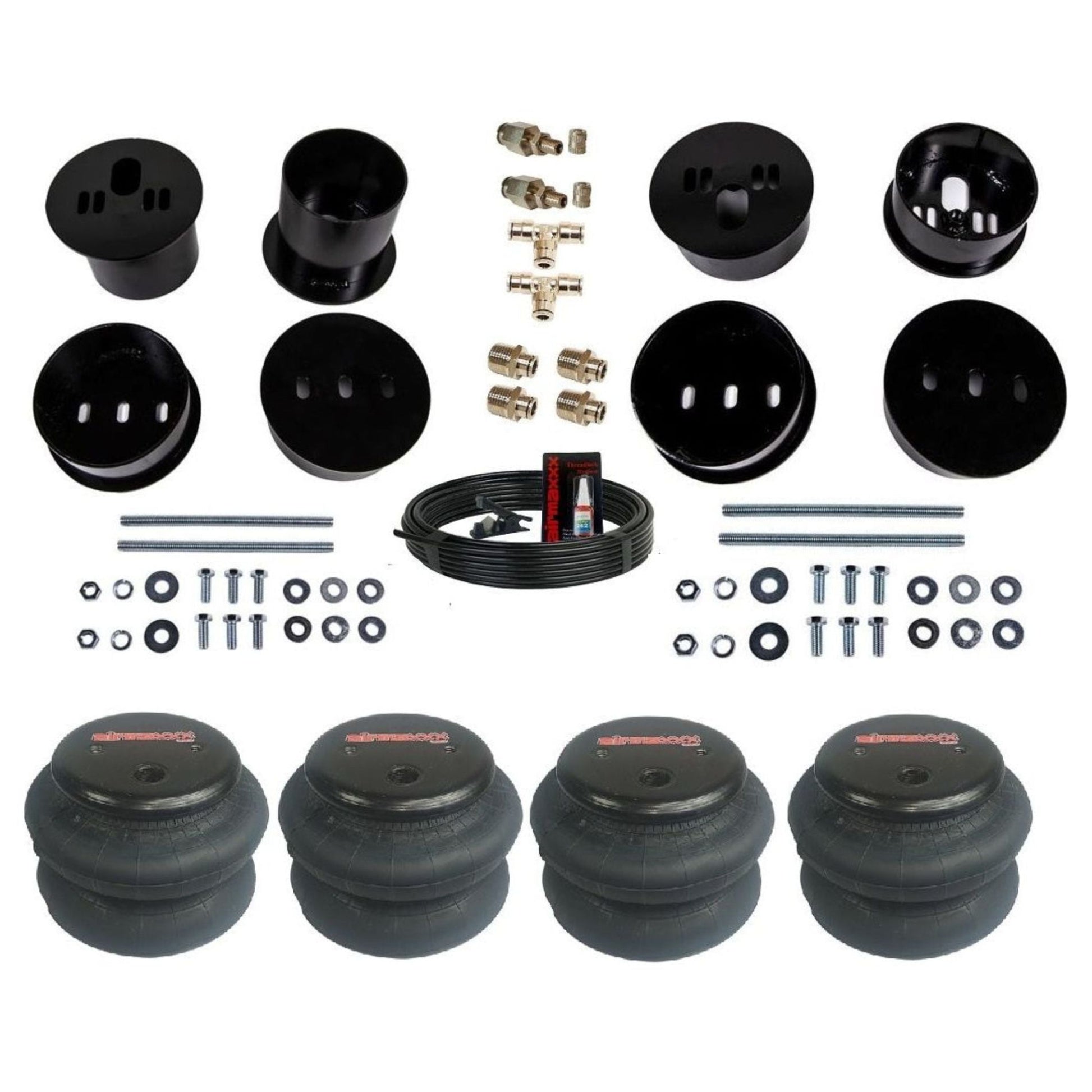 airmaxxx 1958-60 Cadillac front and rear air bag bracket kit with 2600 bags