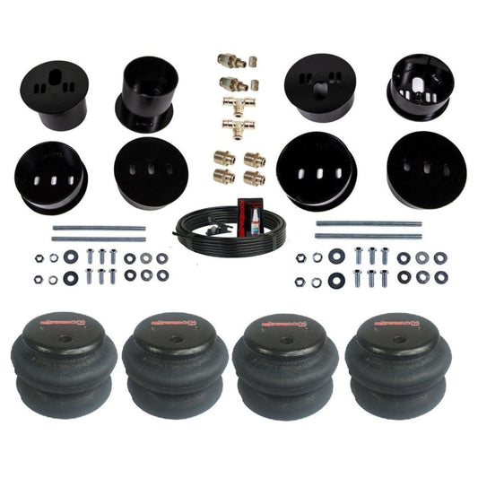 airmaxxx 1958-60 Cadillac front and rear air bag bracket kit with 2600 bags