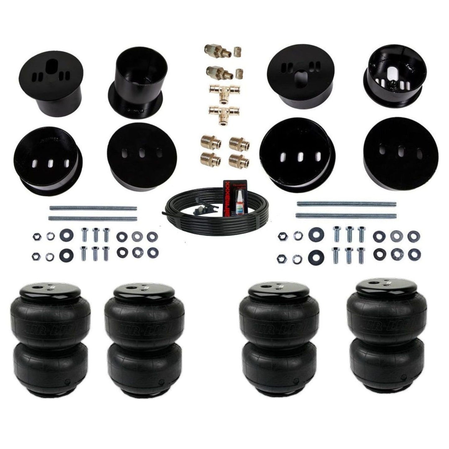 airmaxxx 1958-60 Cadillac front and rear air bag bracket kit with Air Lift bags