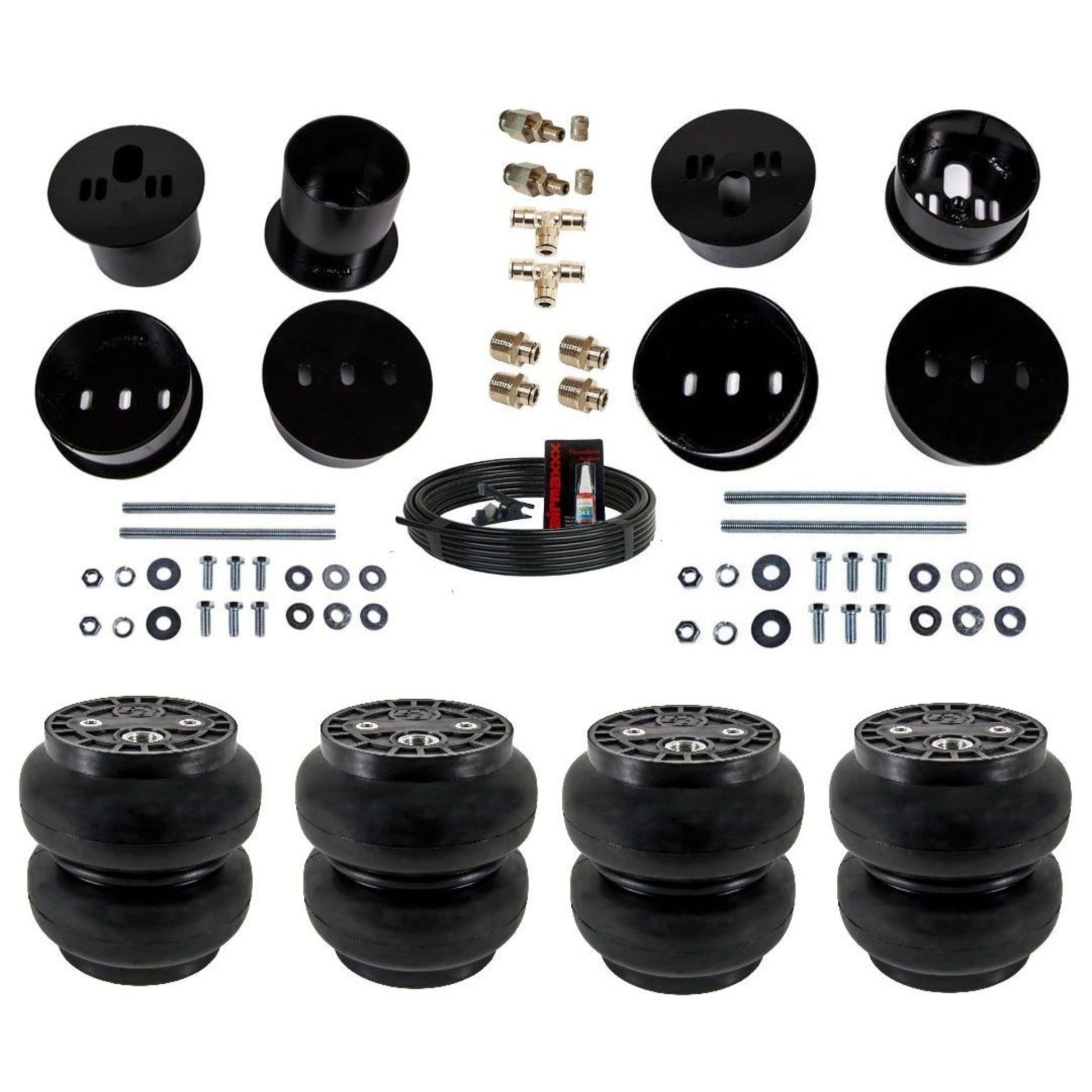 airmaxxx 1958-60 Cadillac front and rear air bag bracket kit with Slam bags