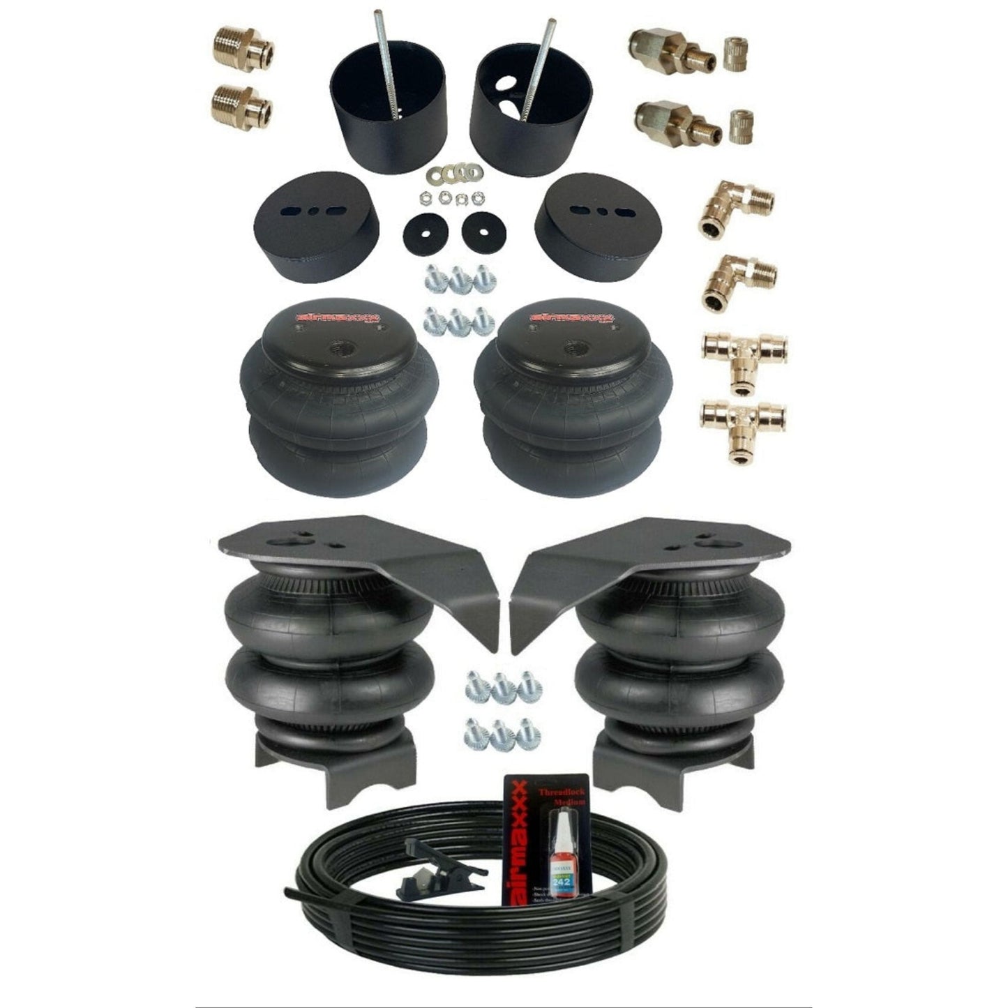 airmaxxx 1988-98 Chevy C15 2WD front and rear air ride suspension brackets