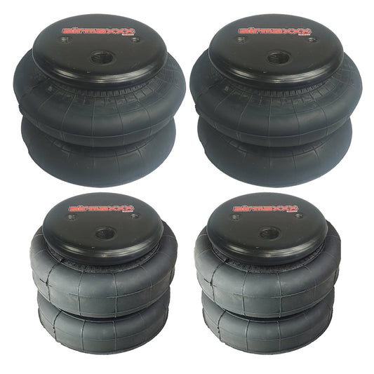 airmaxxx 2500 2600 air bag combo set of 4 suspension bags